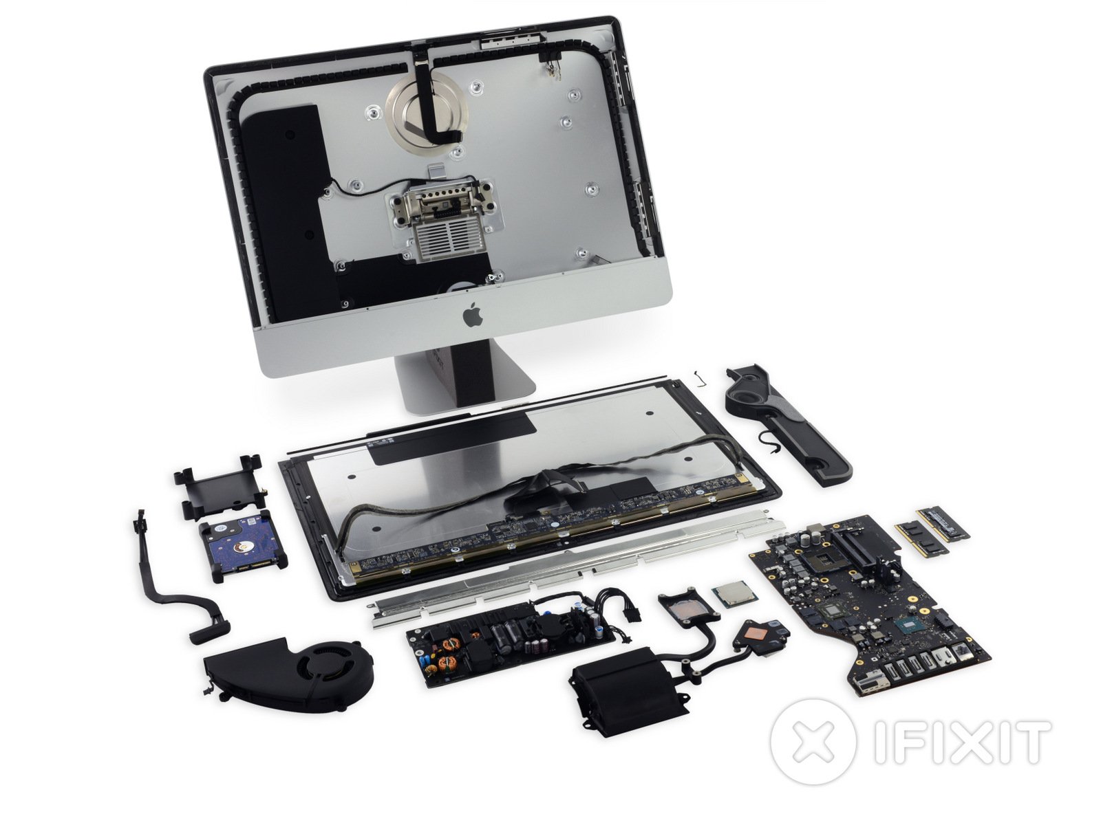 iFixit gives us a look inside the 2017 4K iMac