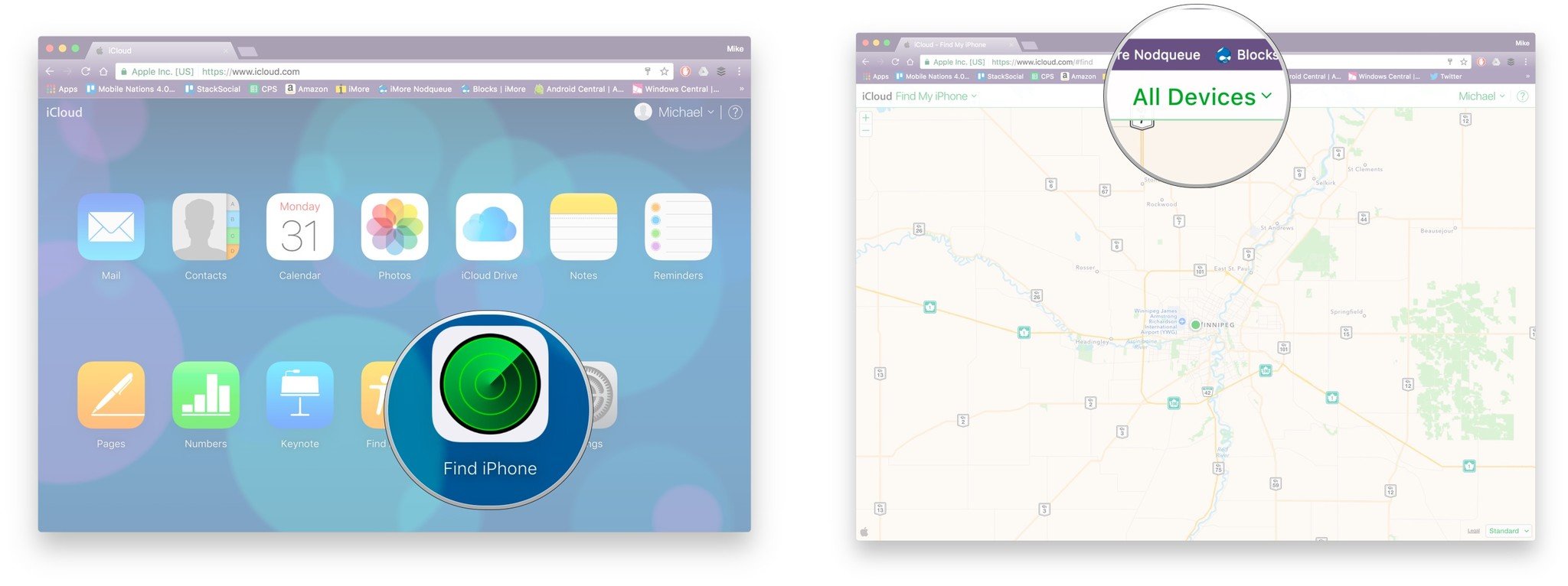 How to use Find My iPhone on the web