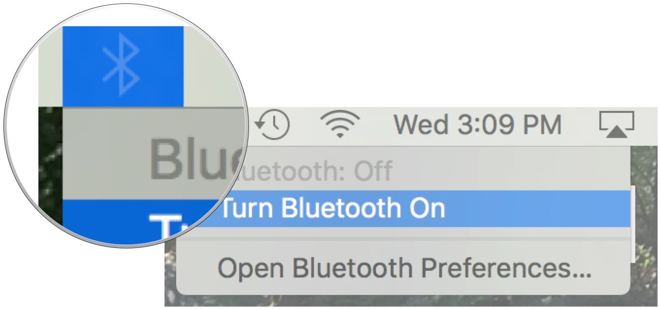 click on Bluetooth and check that it&#39;s on