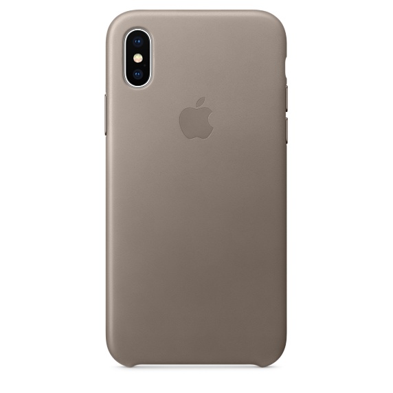 Apple's leather iPhone X case in Taupe