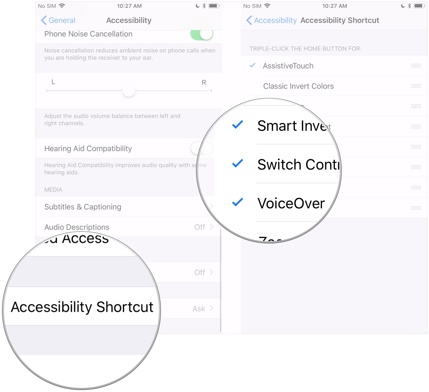 Tap Accessibility Shortcut, turn shortcuts off