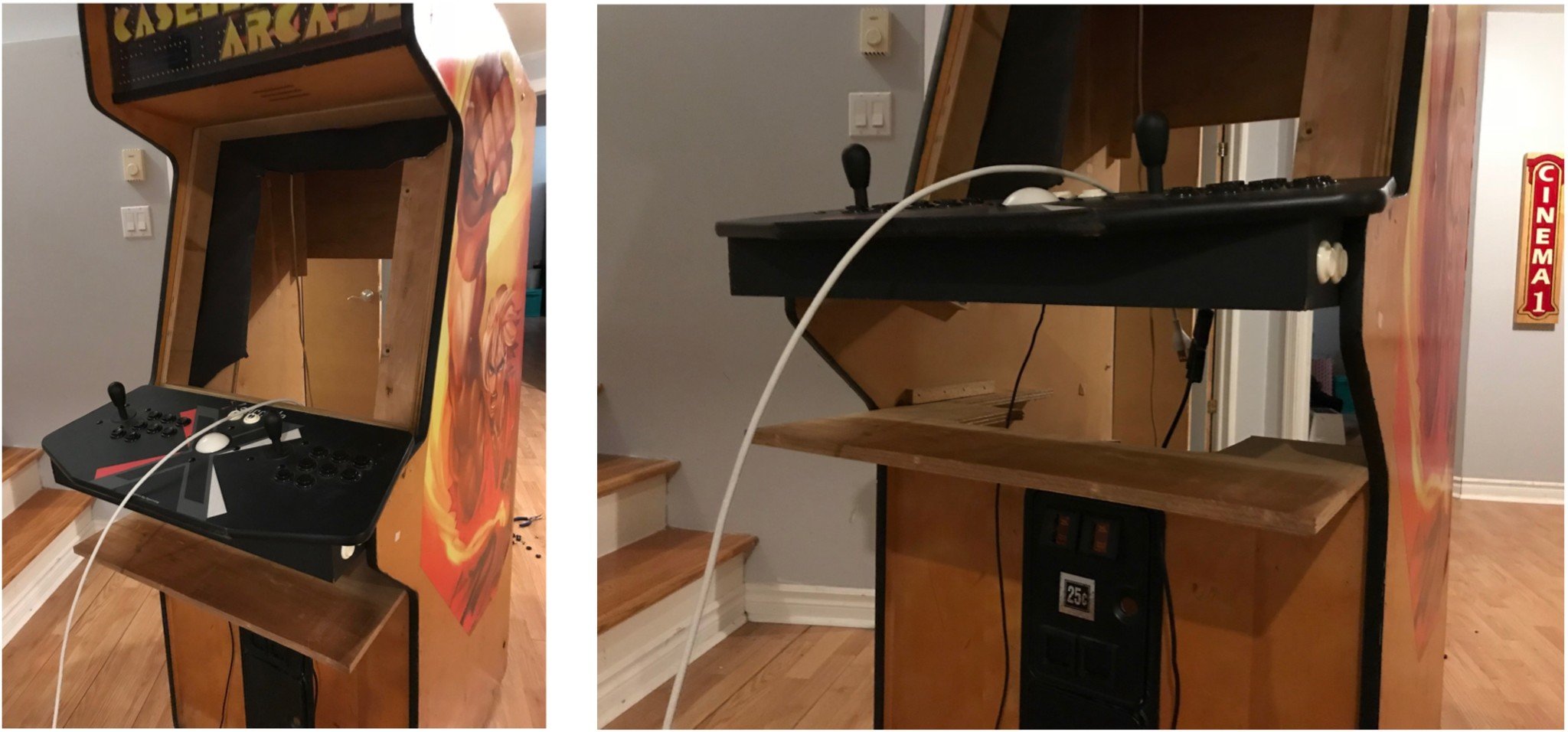 How I Made An Arcade Cabinet With My Mac Mini And M A M E Imore
