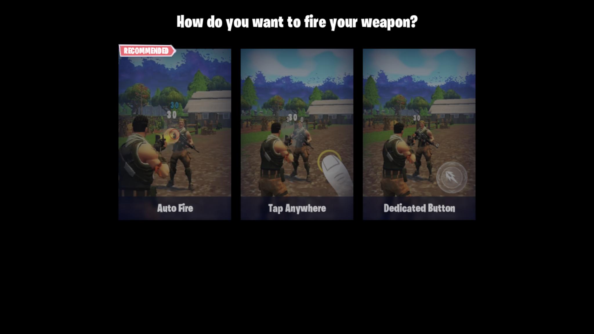 the ios version of fortnite got a handy new feature auto aim mode after updating the game on your iphone you ll get a prompt to choose which shooting - fortnite test xbox one