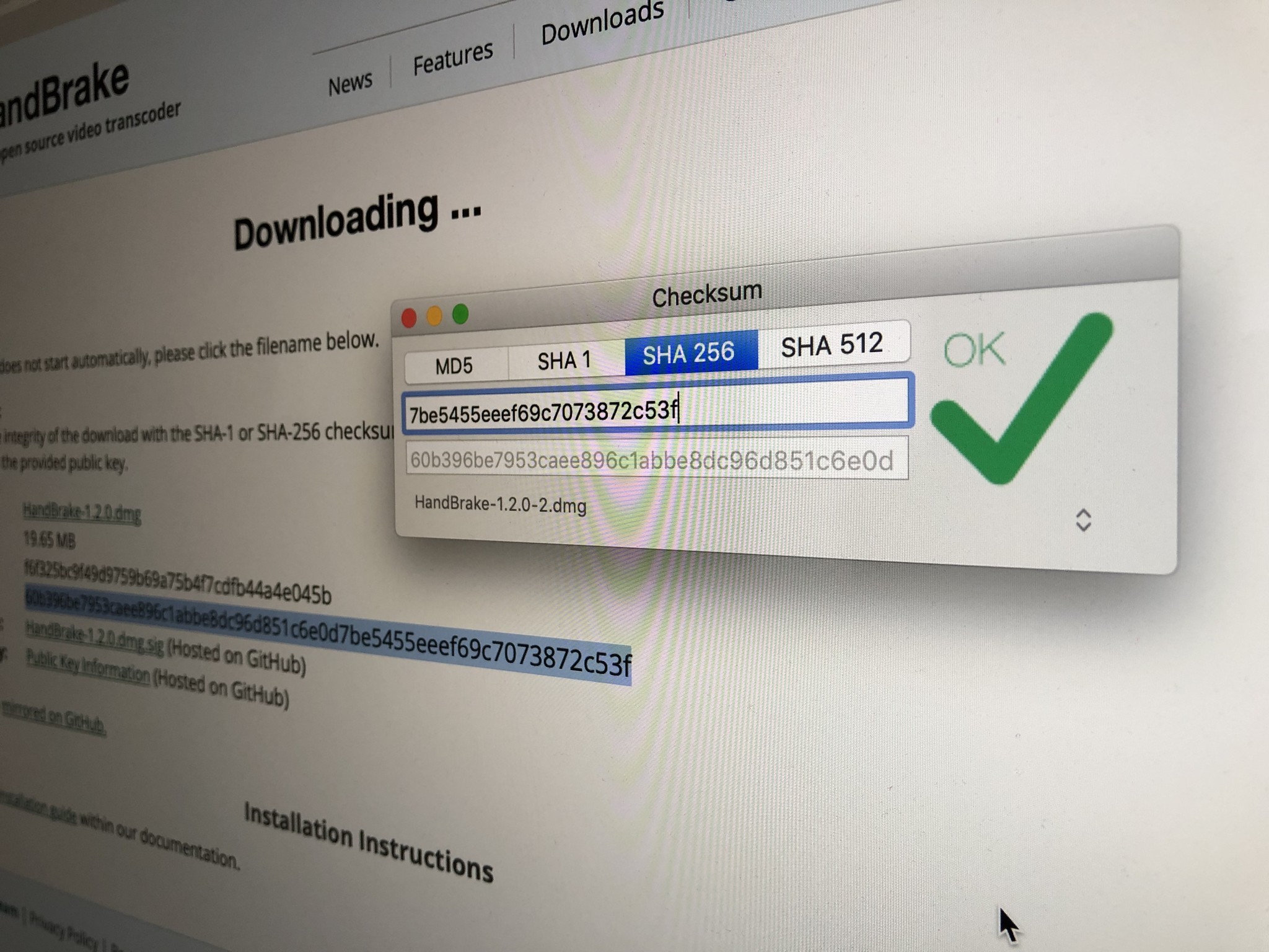 Validating checksums can help keep malware off your Mac.