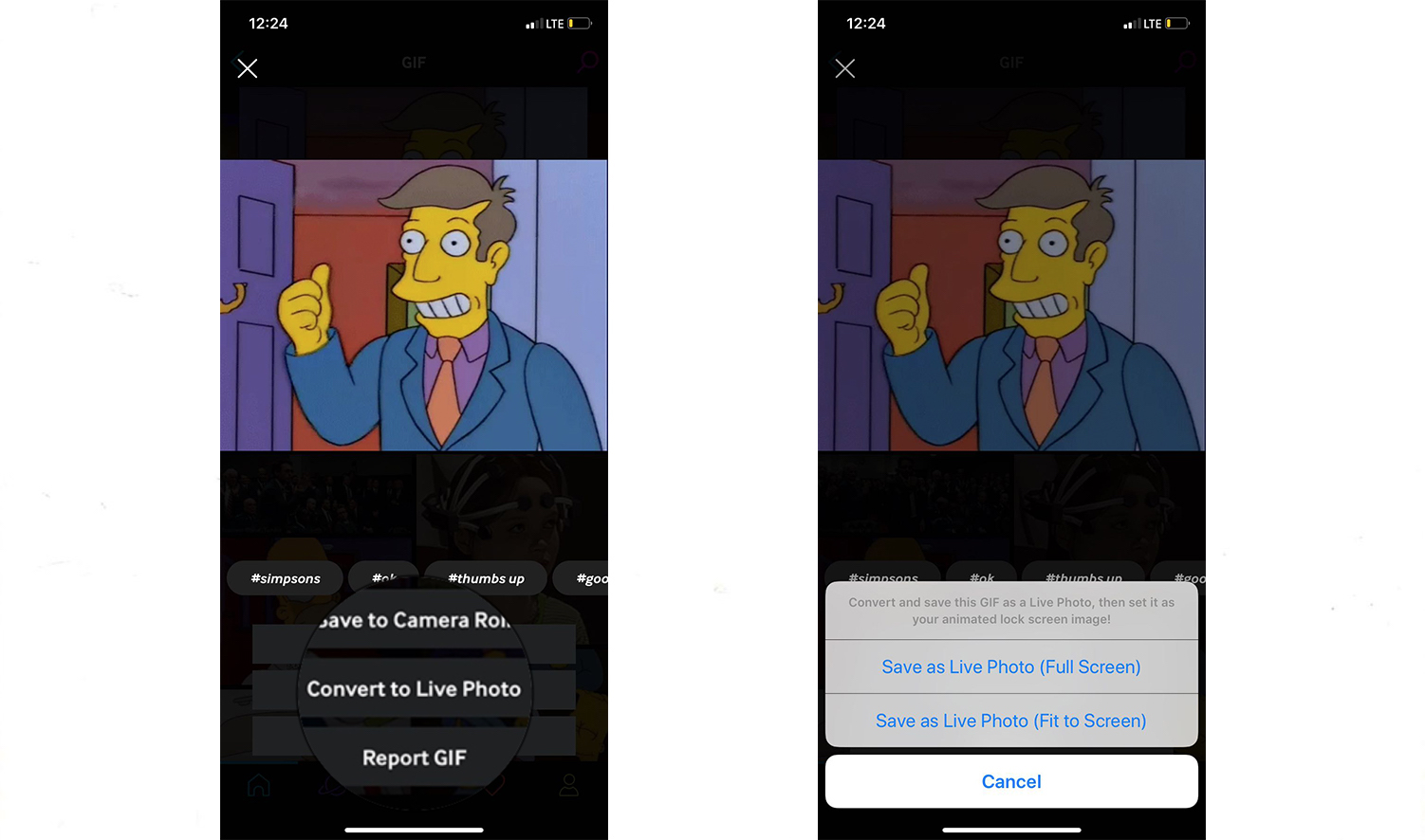 GIPHY to turn GIFs into Live Photos