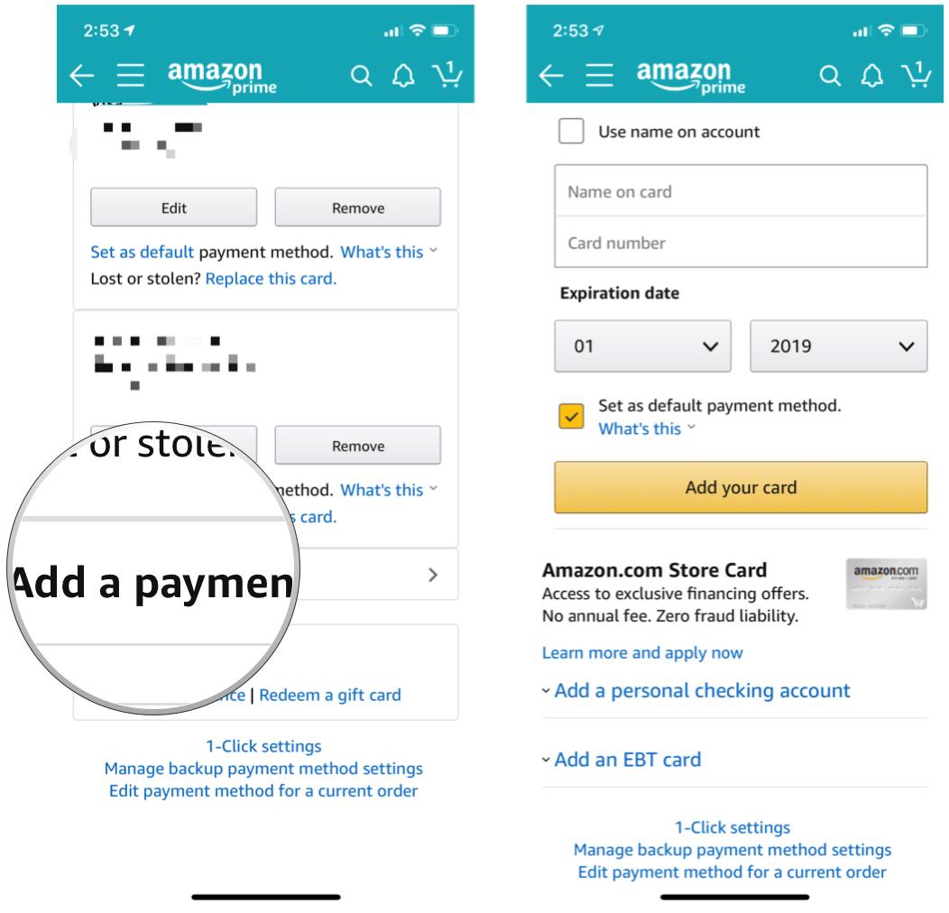 How to add your Apple Card to your Amazon account JemJem