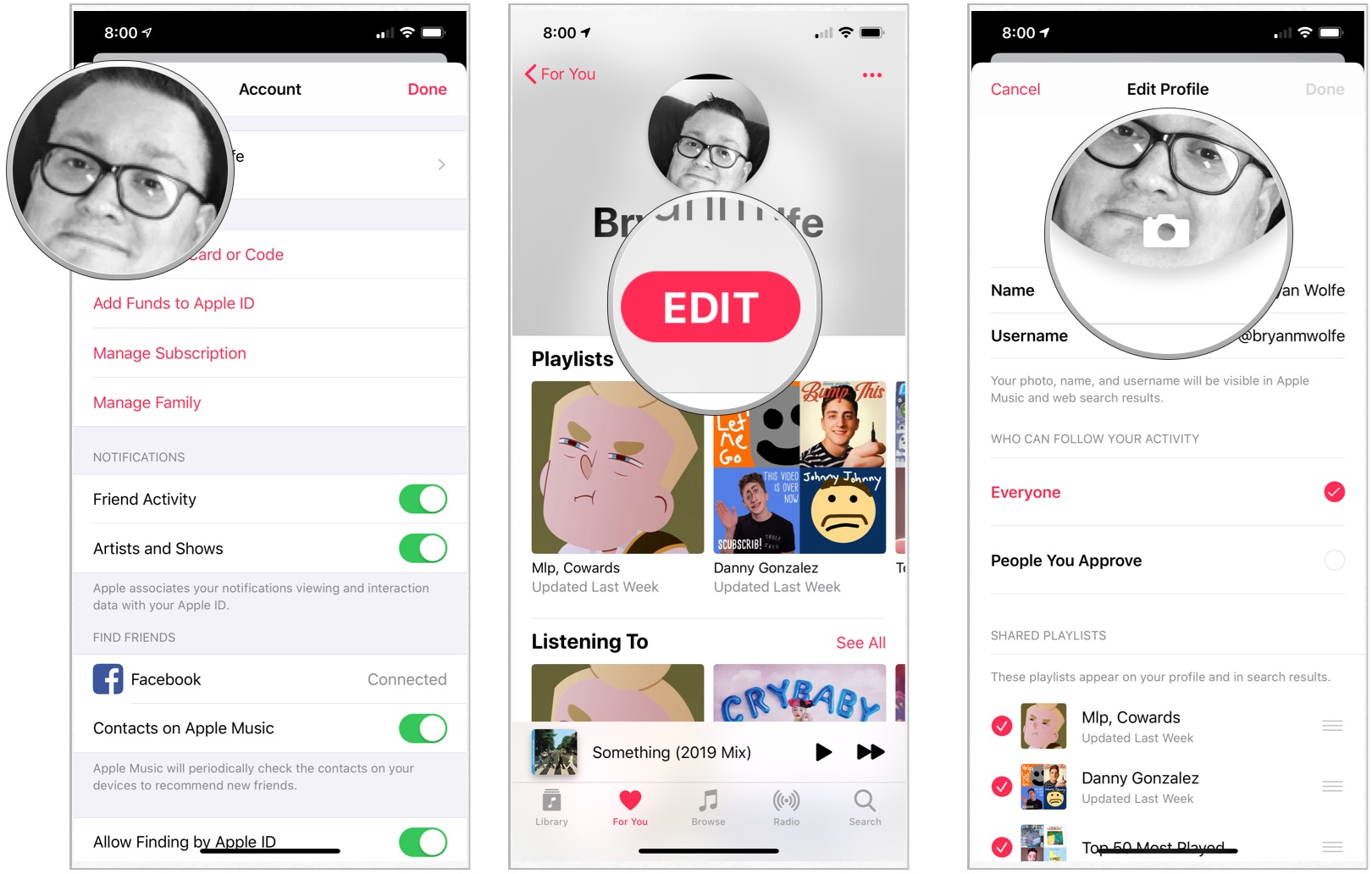 How To Set Up And Modify Your User Profile In Apple Music Imore