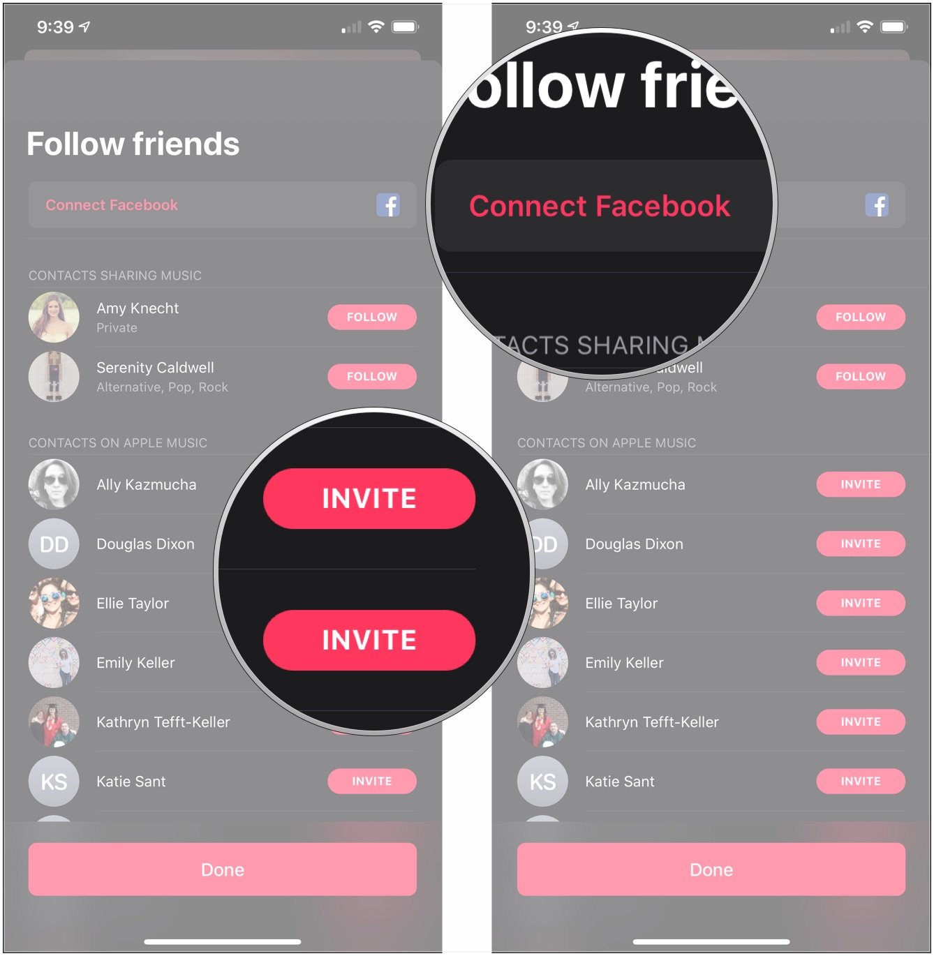 How To Follow Friends And Find New Ones In Apple Music Imore - di wont u give up song id for roblox id
