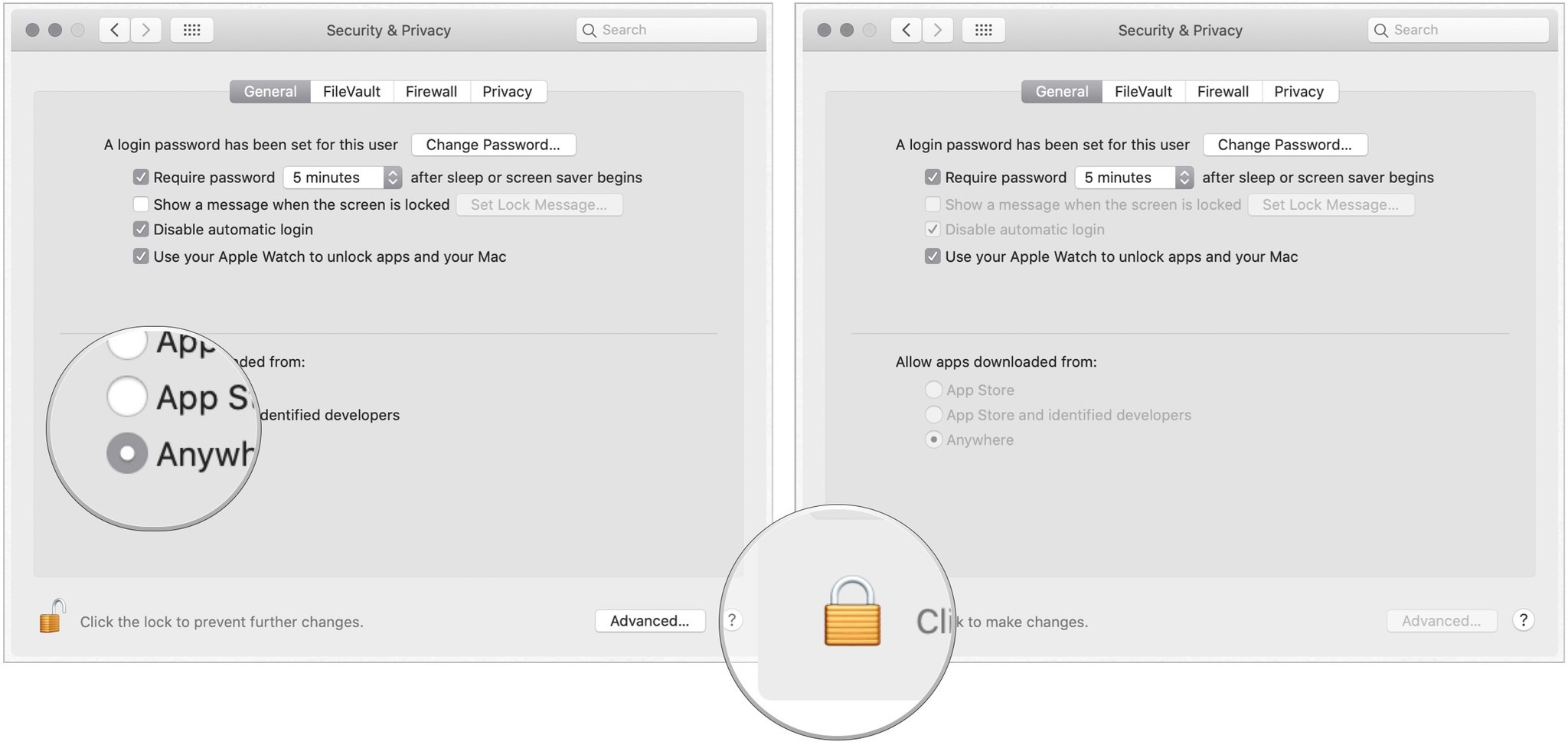 Changing App Download Login Macbook Pro