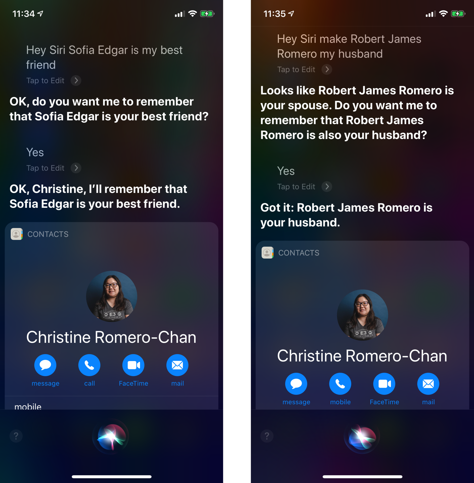 How To Call Message And Email Your Contacts Using Siri Imore