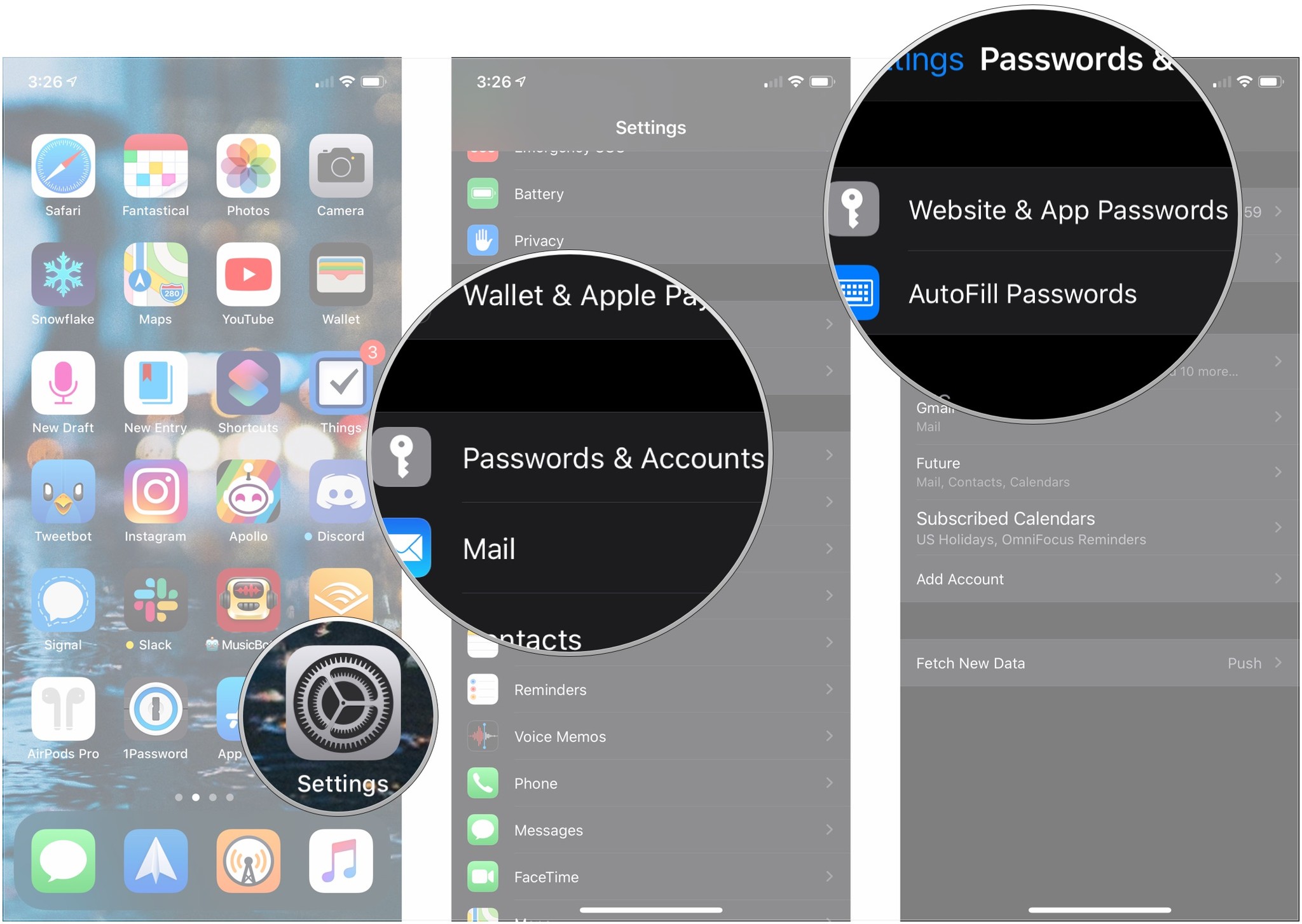 How To Look Up Your Accounts And Passwords On Iphone And Ipad Imore