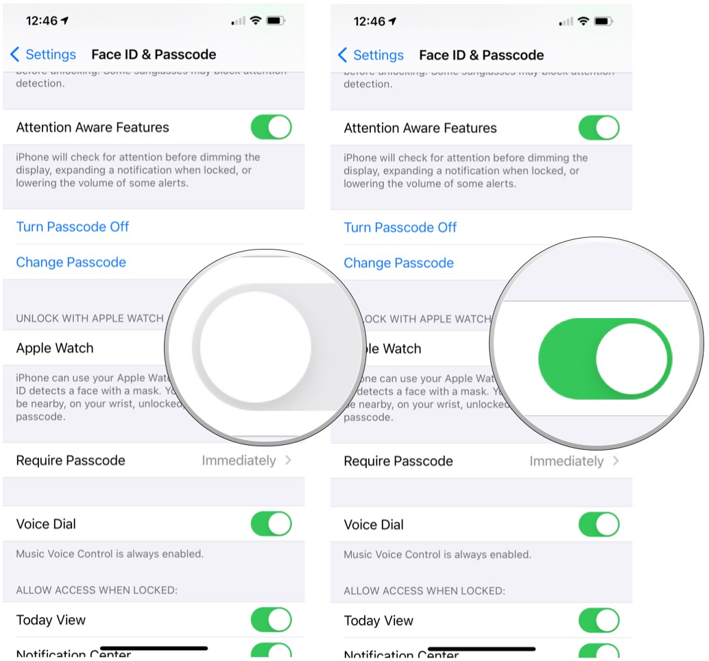 Iphone with apple watch unlock How to