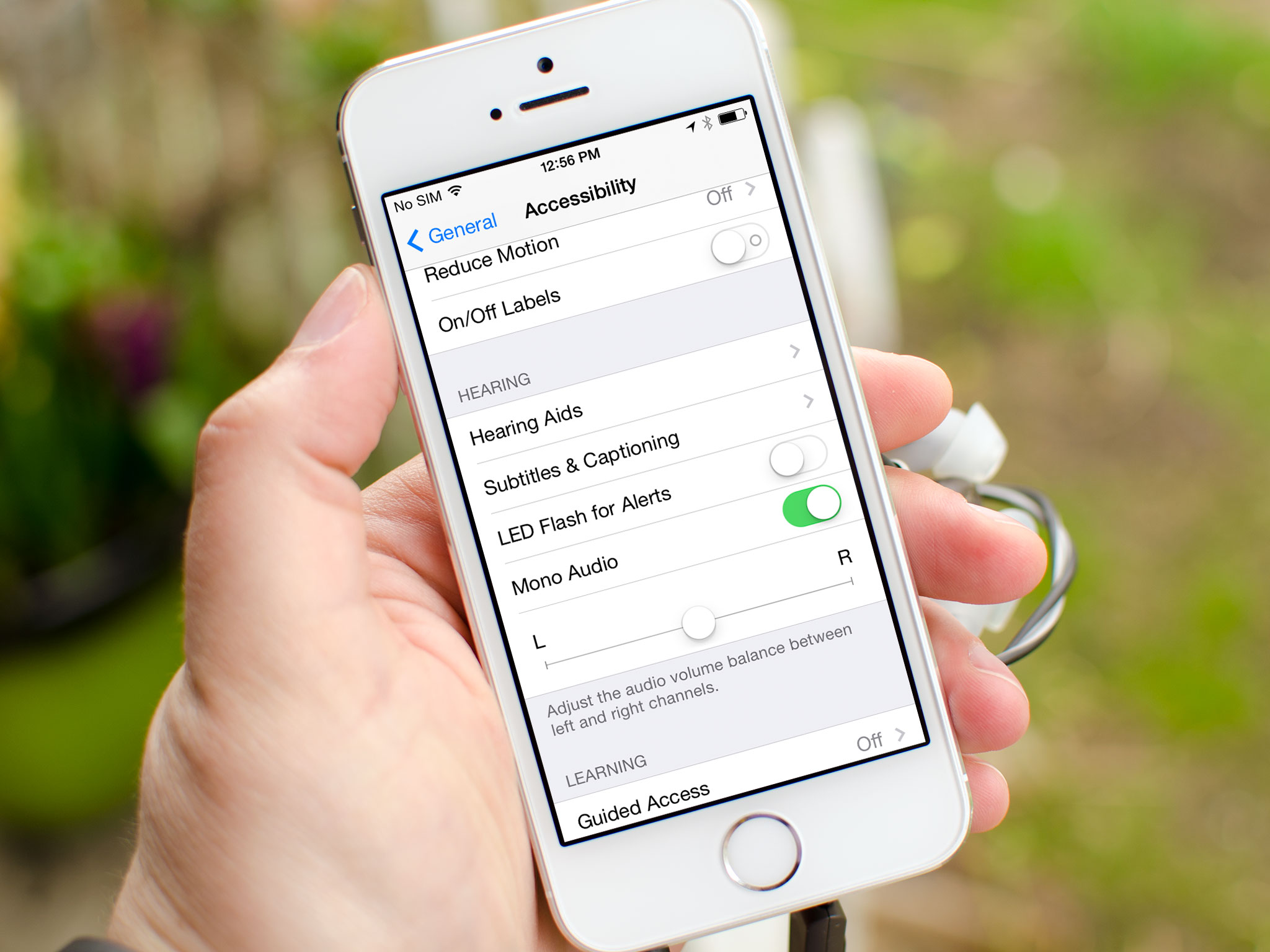 How to enable mono audio for auditory accessibility on iPhone or iPad