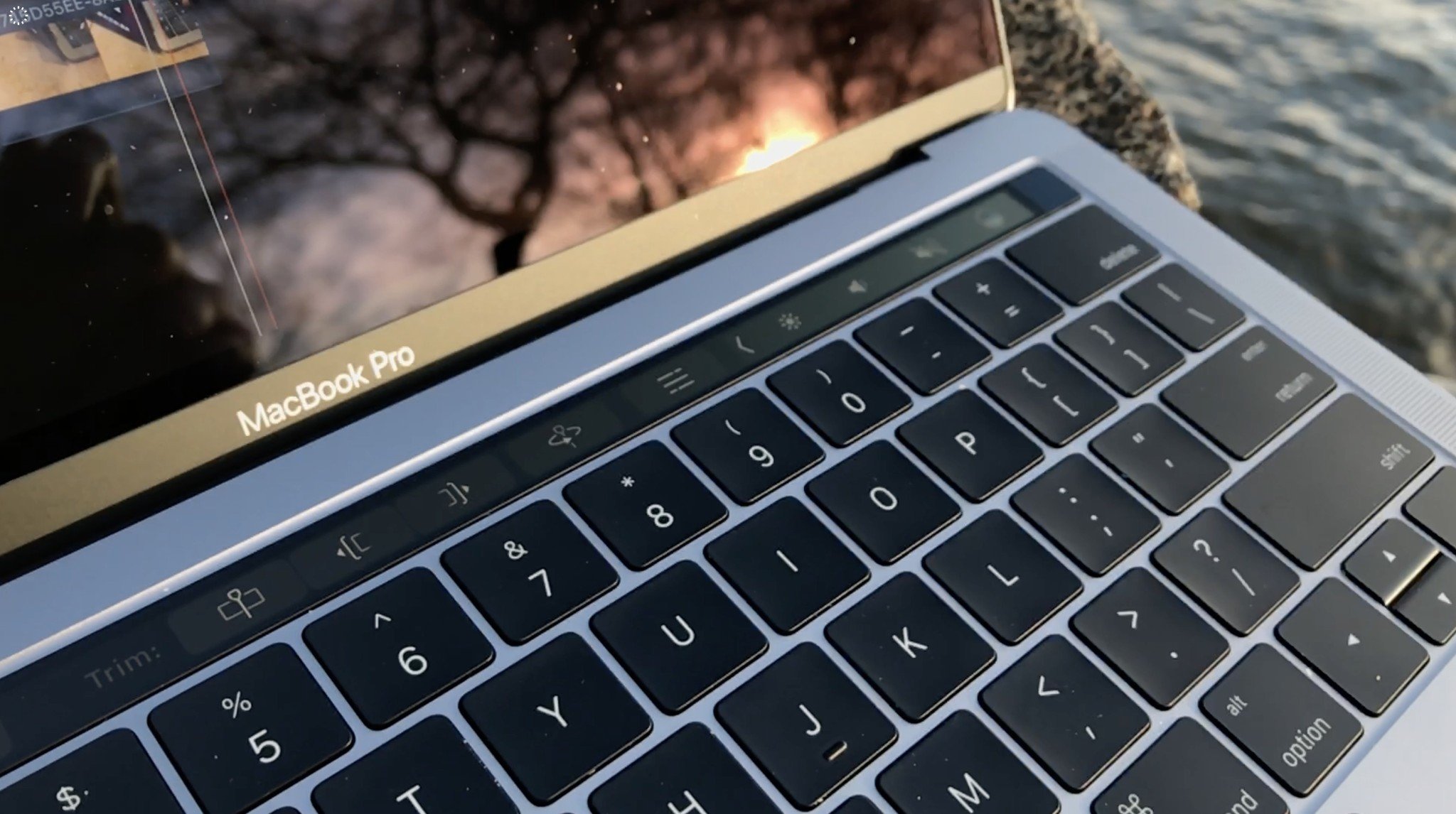 The Touch Bar on the MacBook Pro