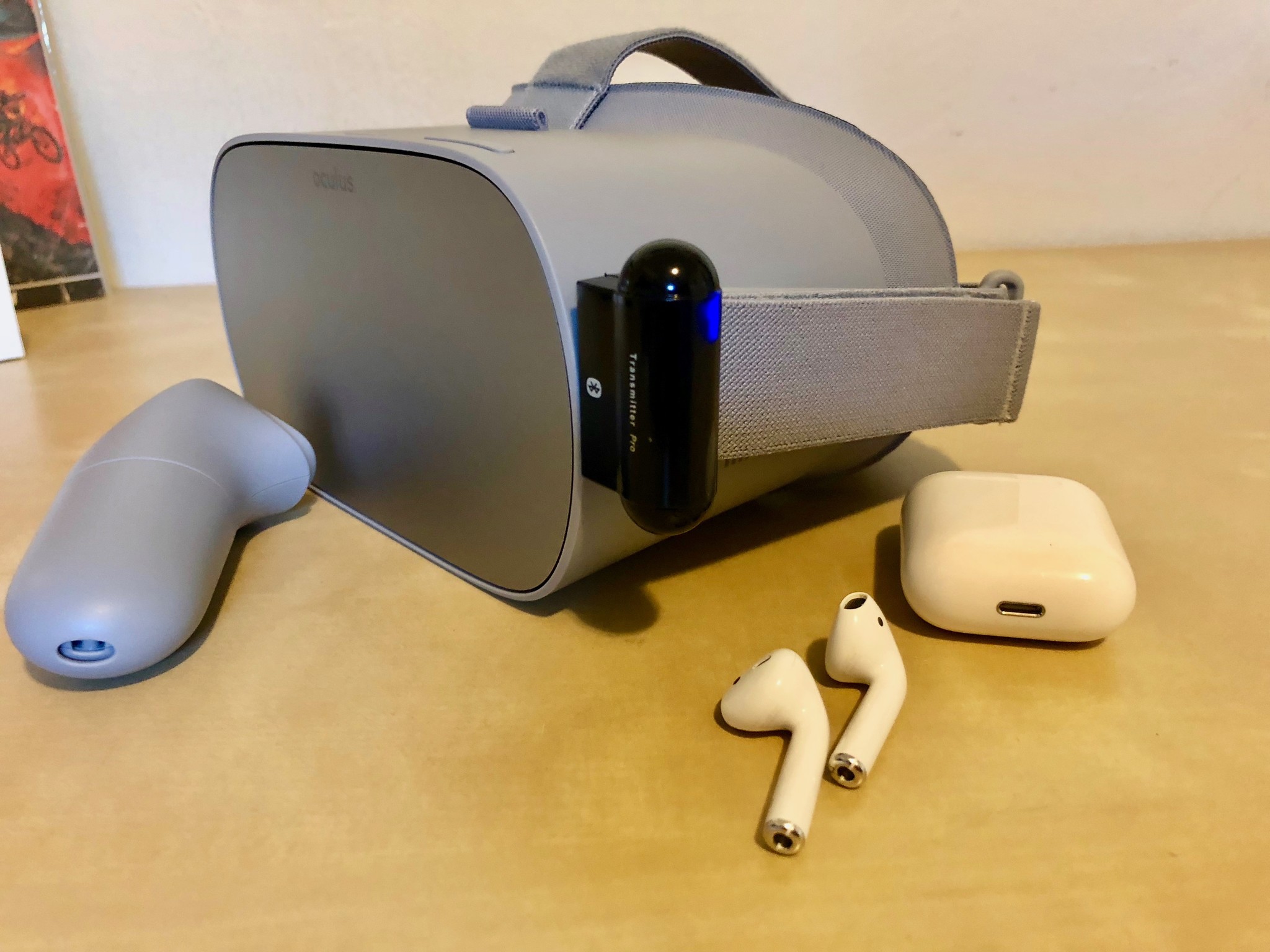 Oculus Go with AirPods