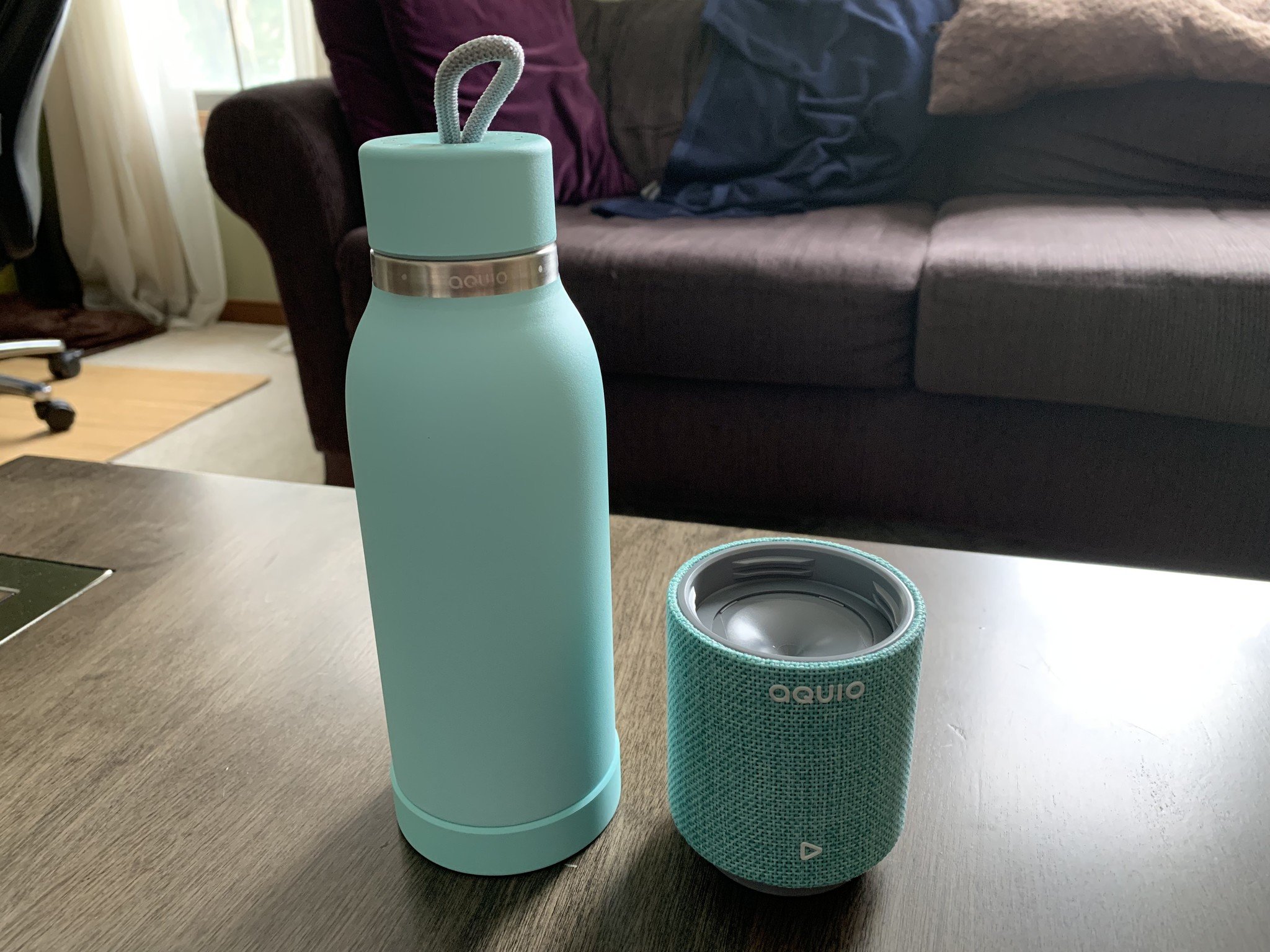 aquio bluetooth water bottle speaker