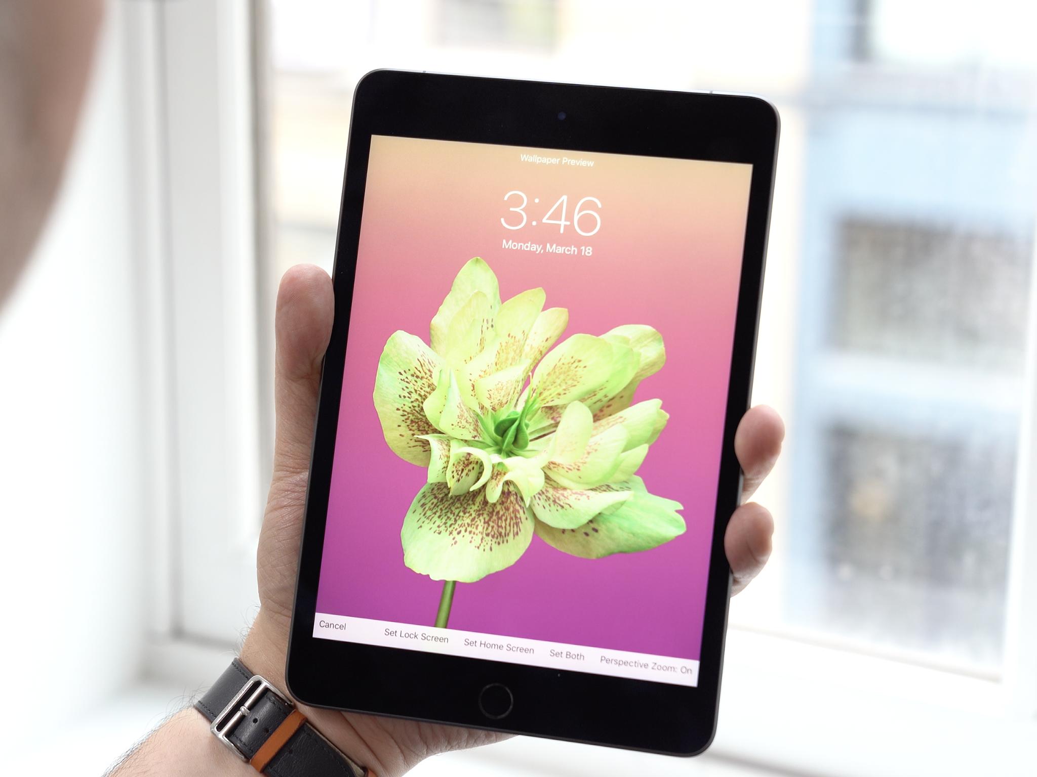 iPad mini 5 flower wallpaper