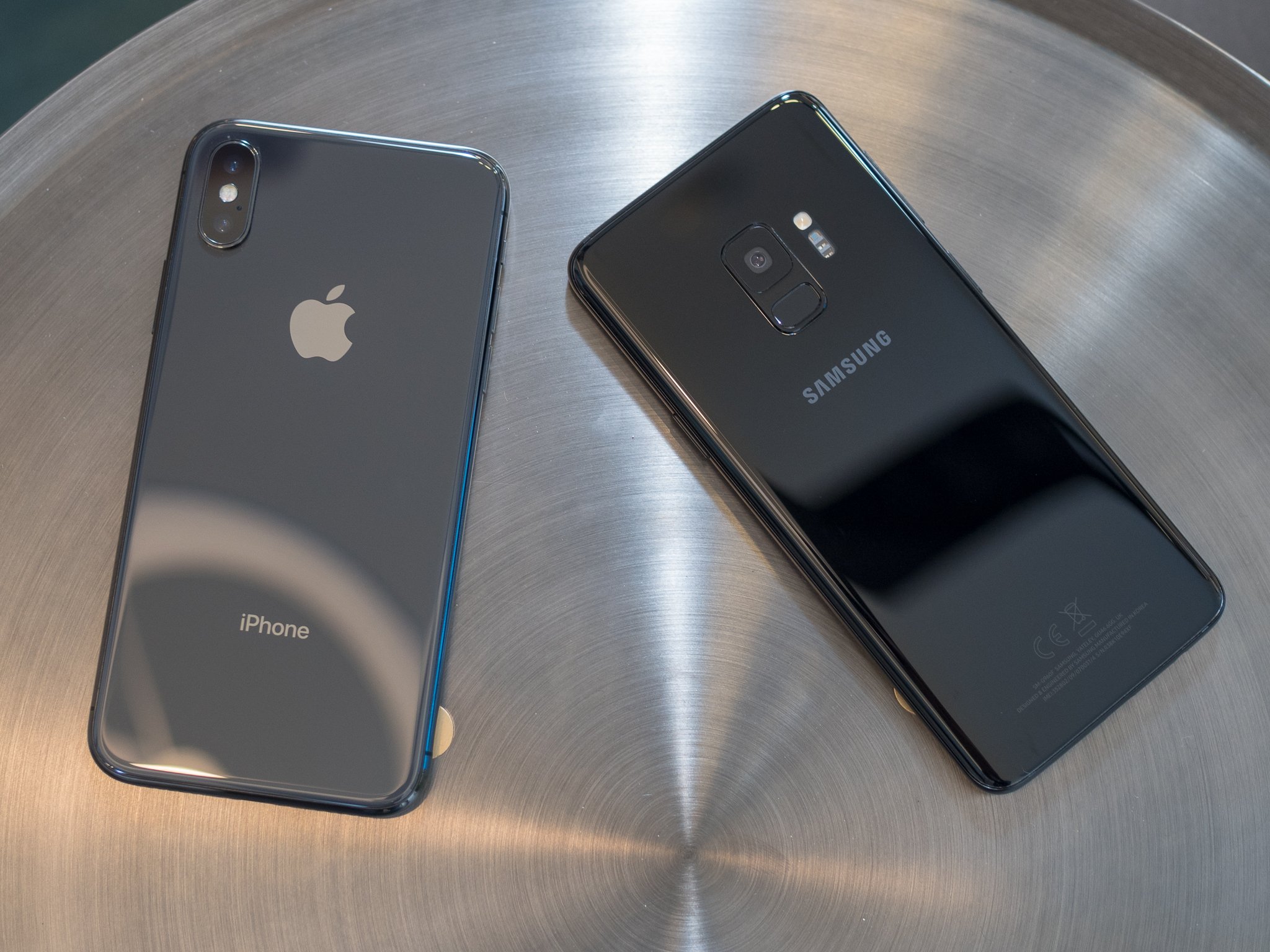 Galaxy S9 and iPhone X
