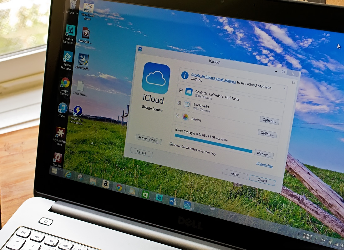 How to access iCloud sync settings on your Windows PC