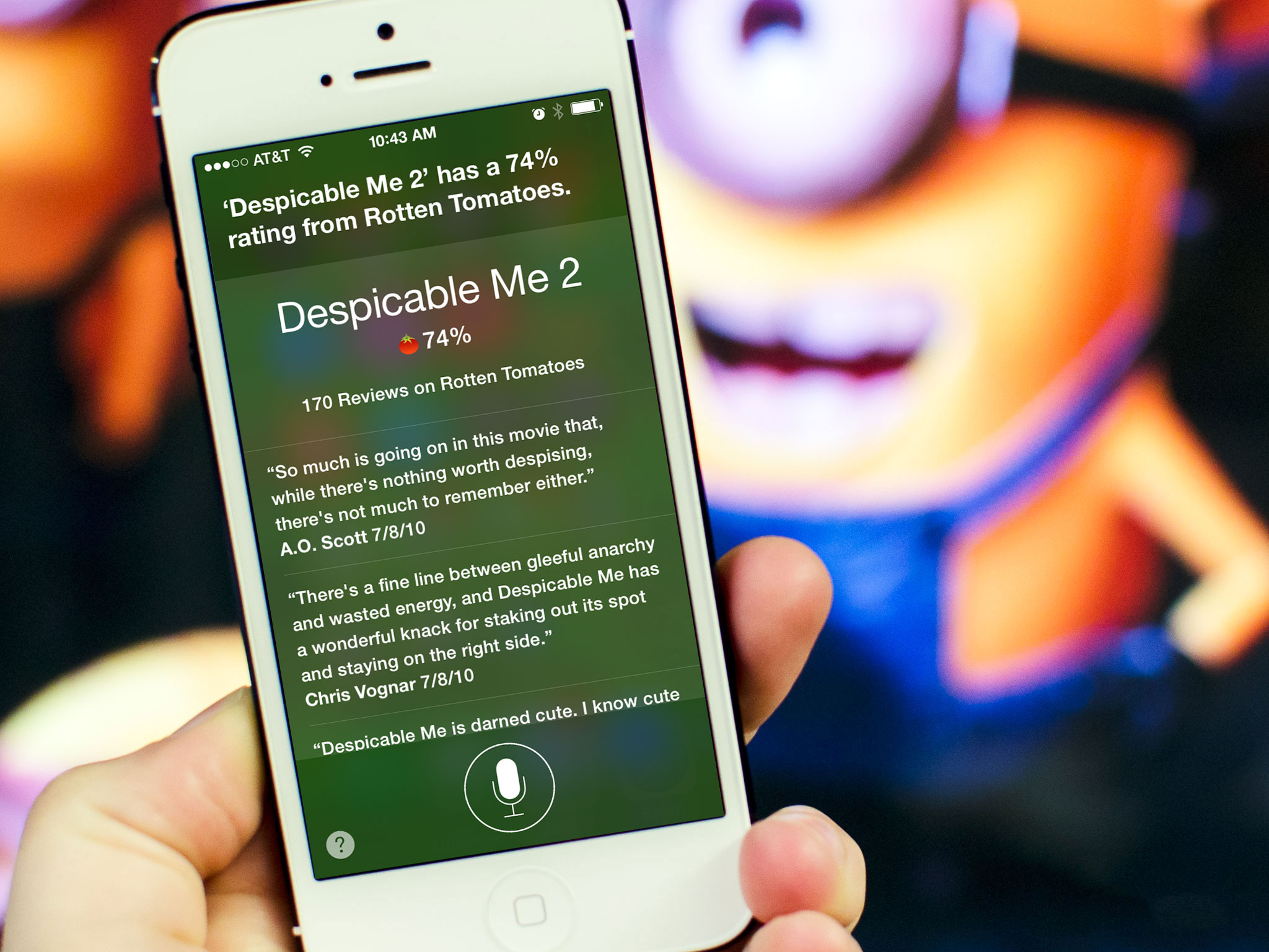 How to check movie ratings with Siri