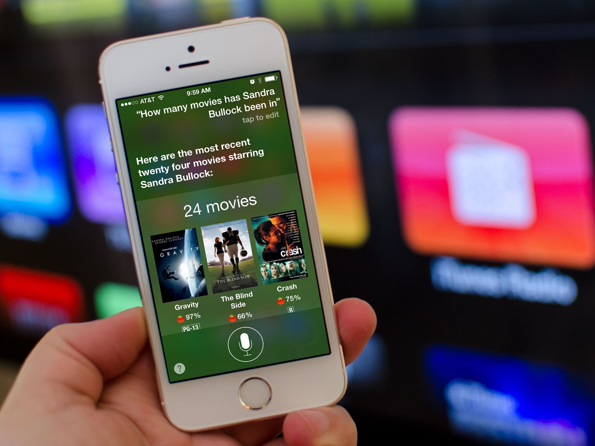 How to get information about a movie, director, or actor with Siri