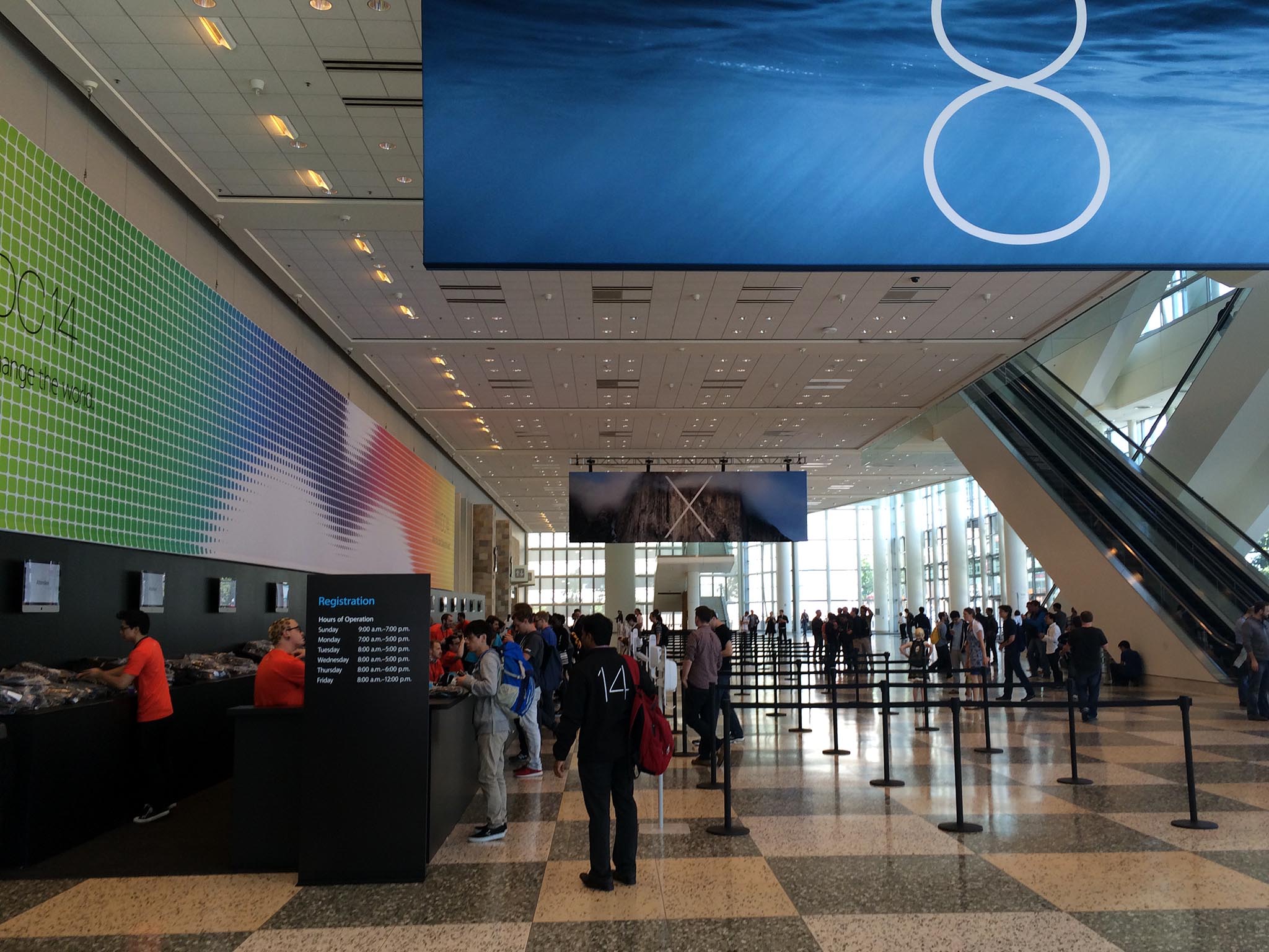 WWDC 2014 banners suggest the name OS X Yosemite