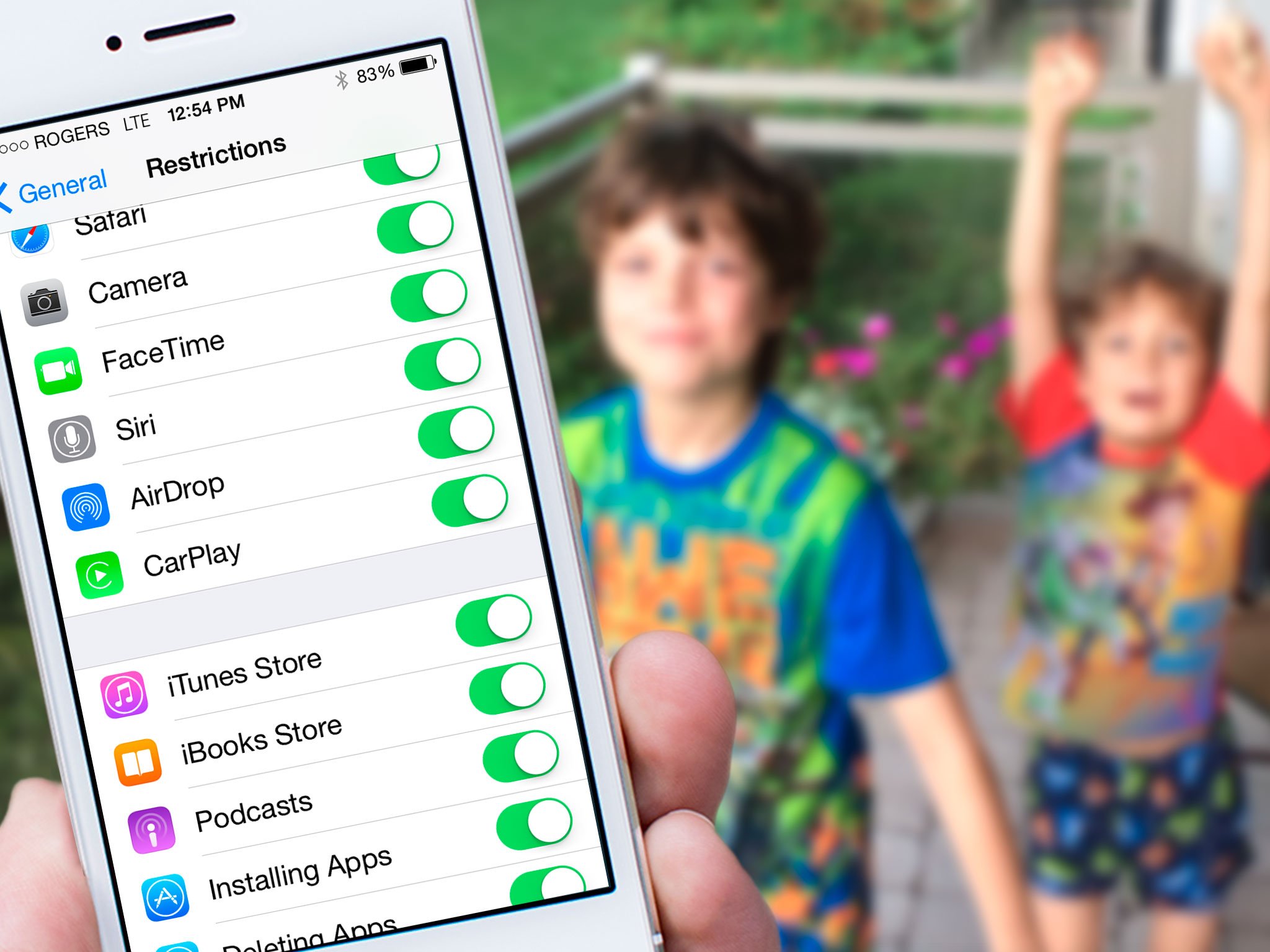 iphone safari parental controls