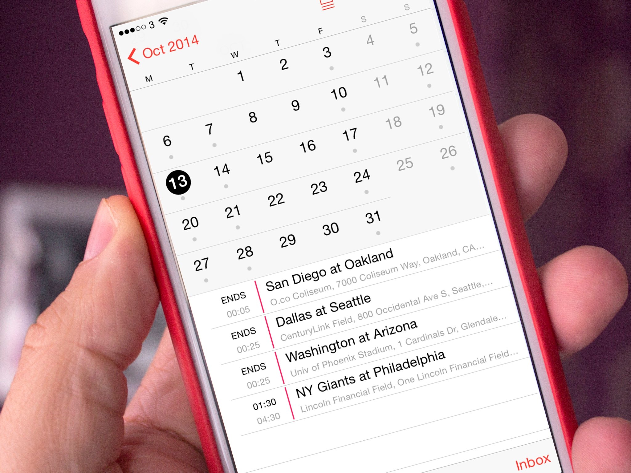 How To Add The Nfl Schedule To Your Iphone And Ipad Calendar Imore
