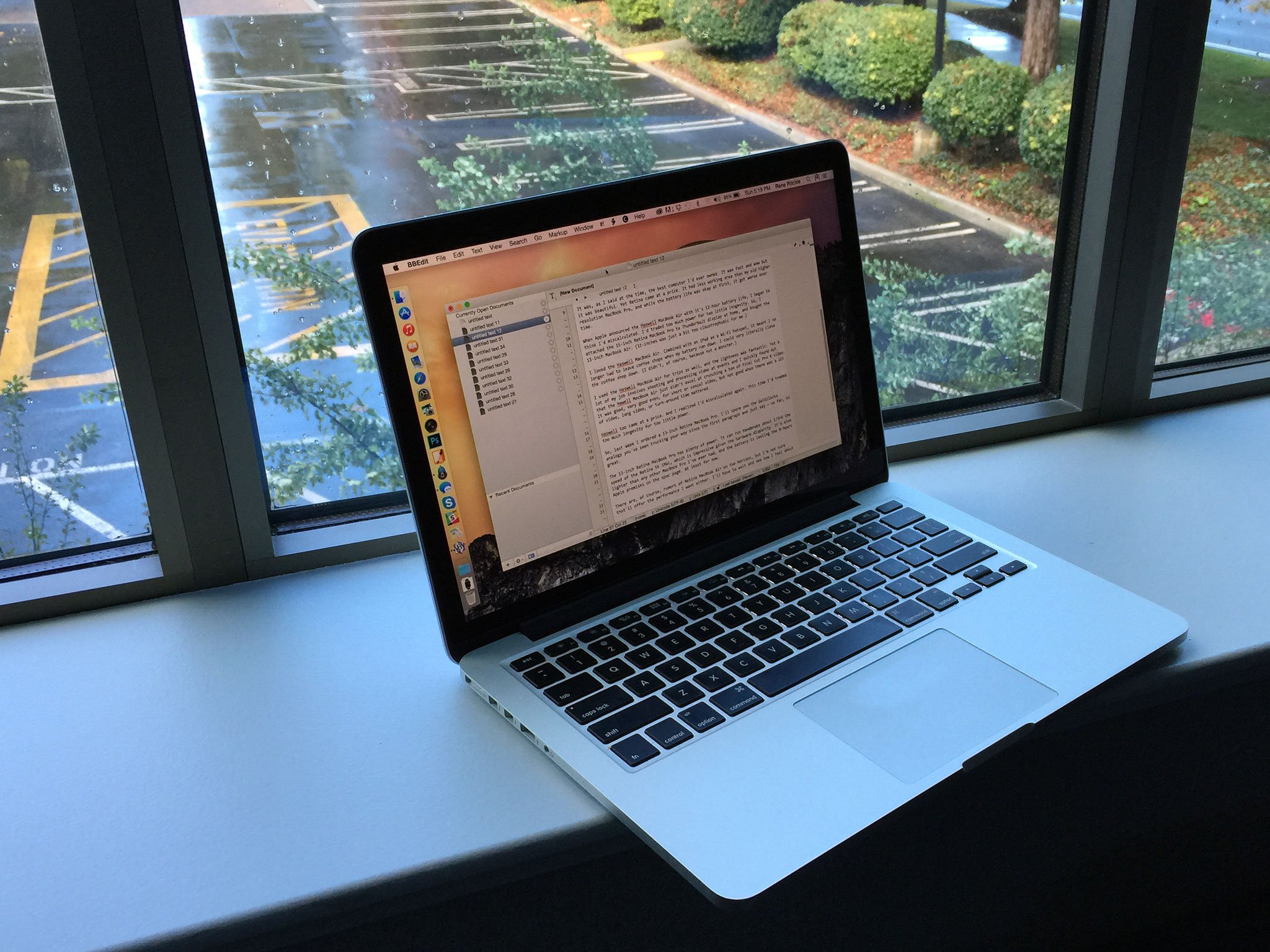 Editor's desk: Taking the 13-inch Retina MacBook Pro on the road