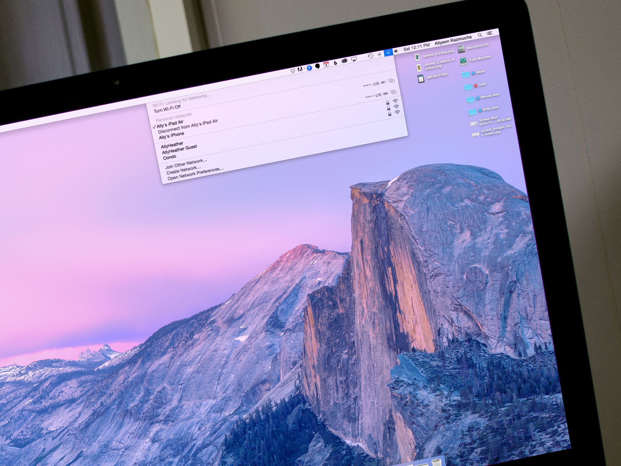 How to connect to Instant Hotspot on your Mac