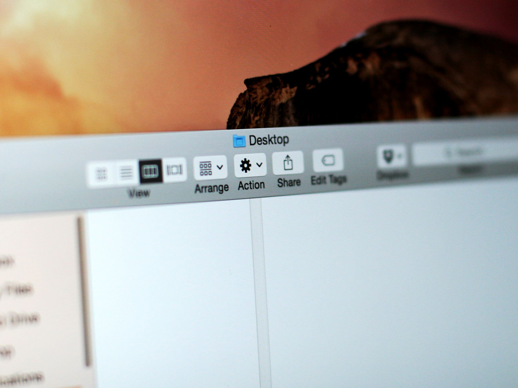 How to modify OS X's Finder toolbar