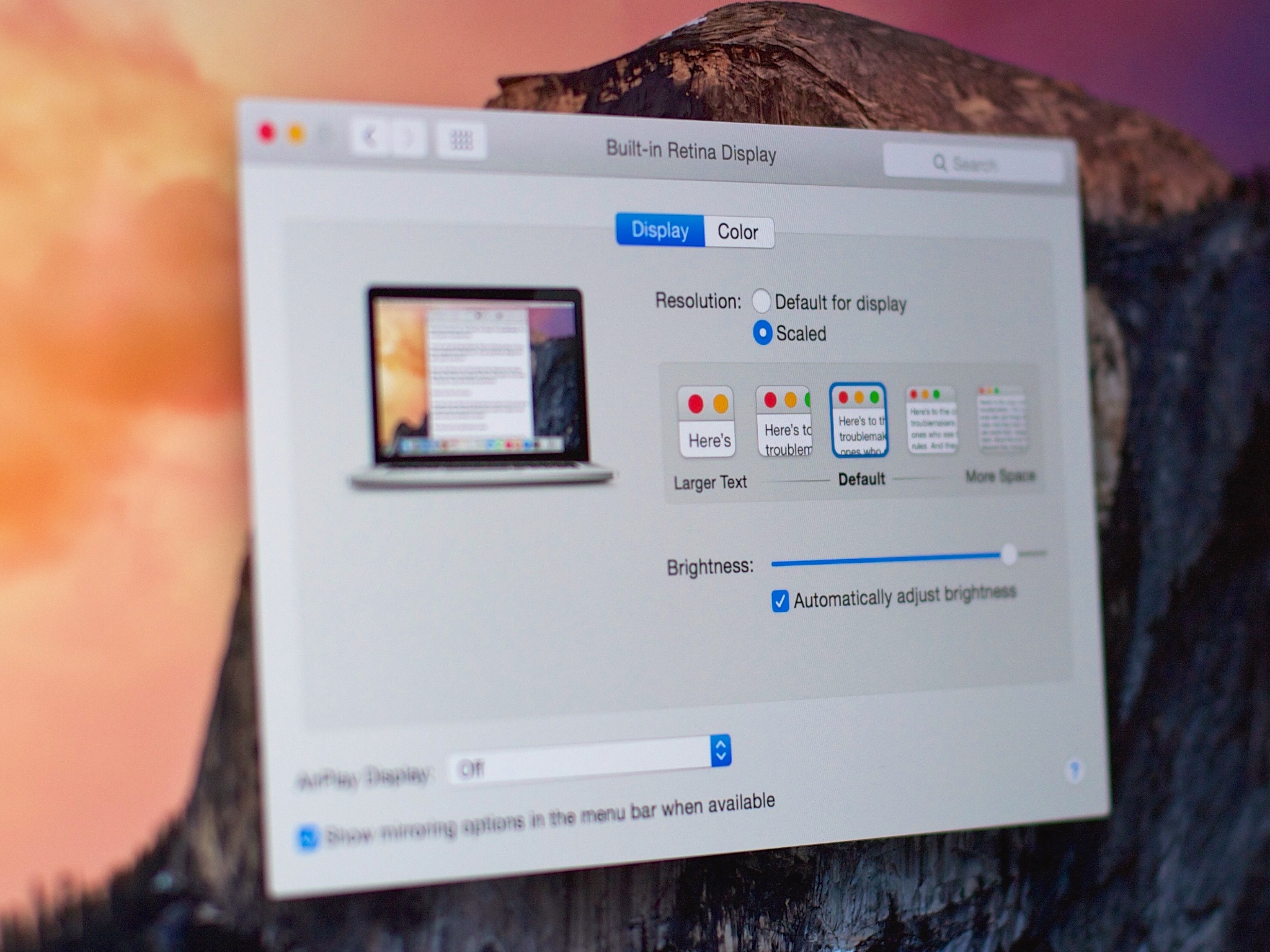 How to change display settings on your Mac