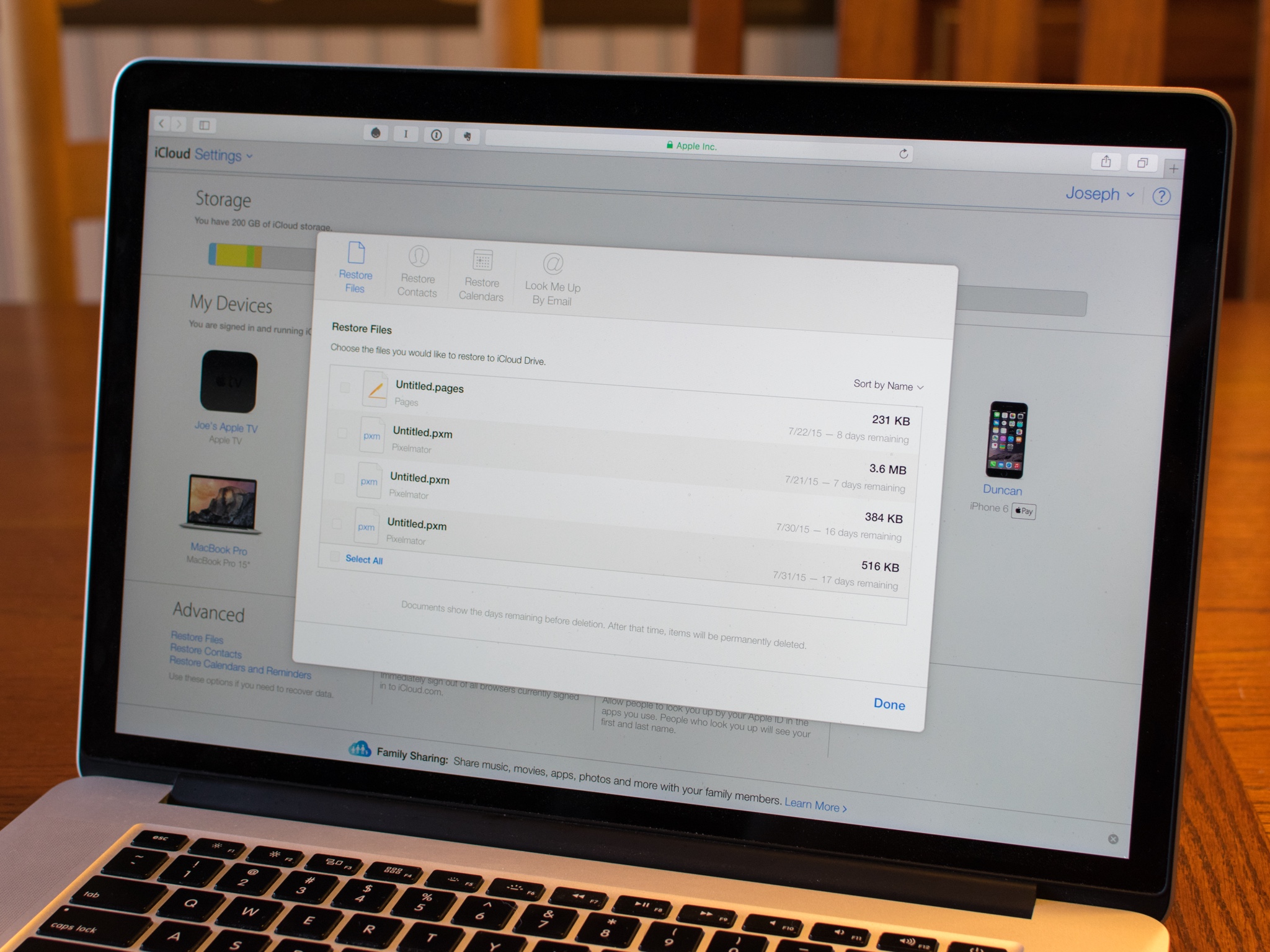 iCloud.com now lets you recover deleted files, contacts, and calendars