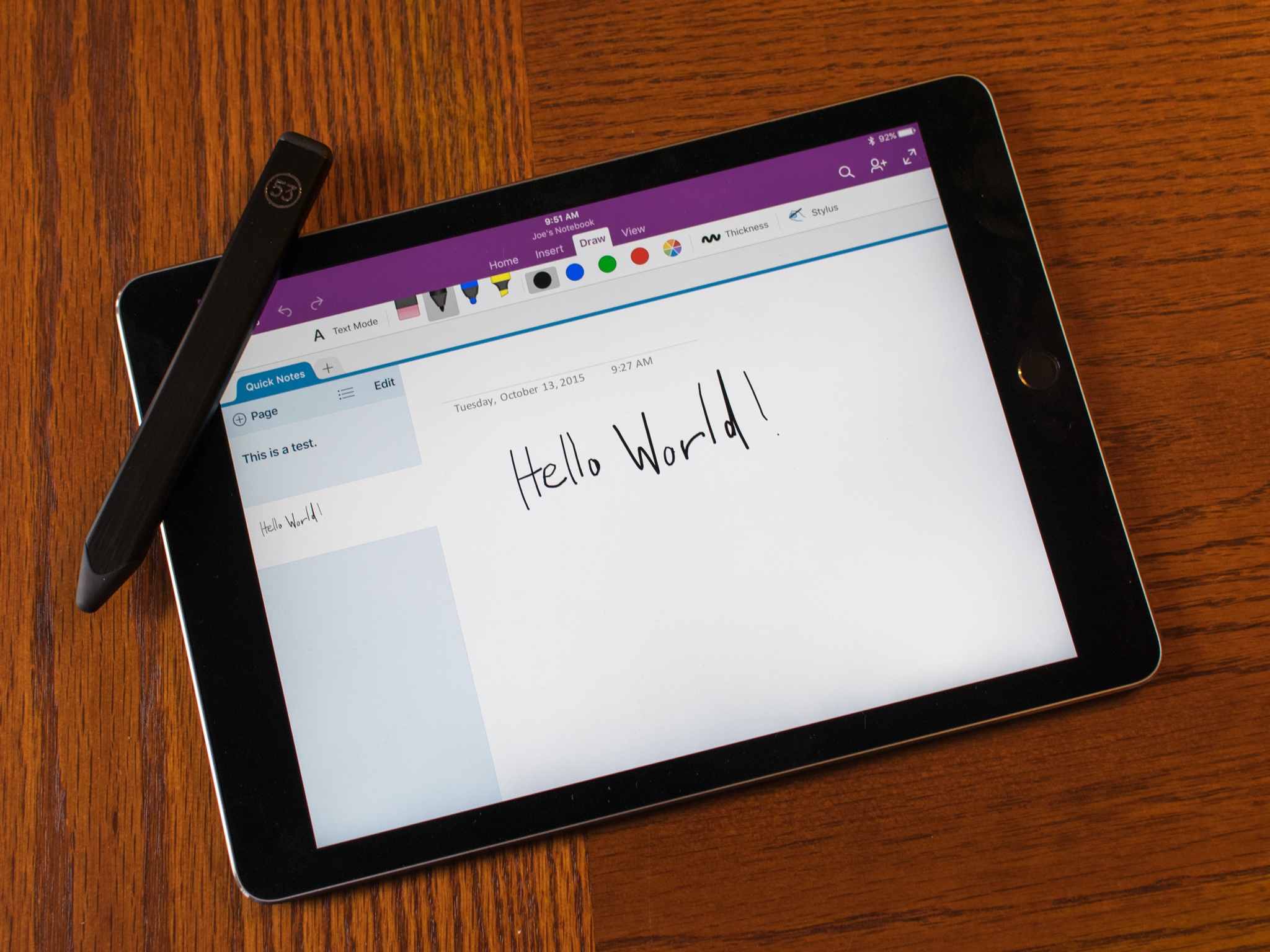 Microsoft OneNote picks up support for keyboard shortcut, FiftyThree&#39;s Pencil