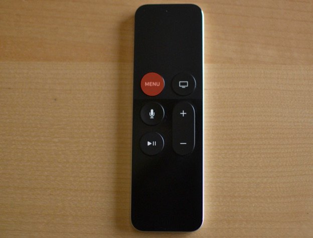 The Menu button on the Siri Remote
