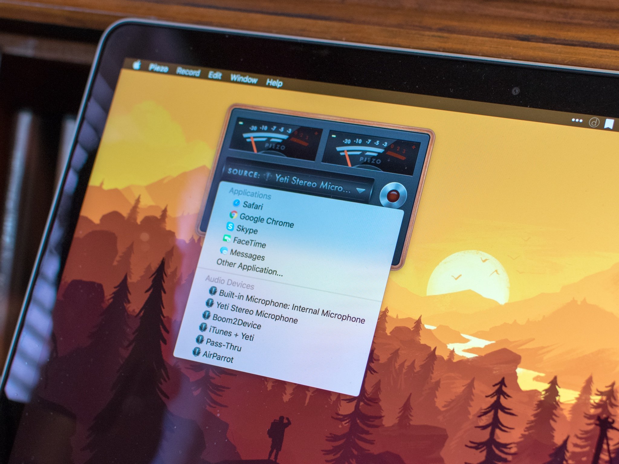 Piezo adds easier application audio recording, exits the Mac App Store