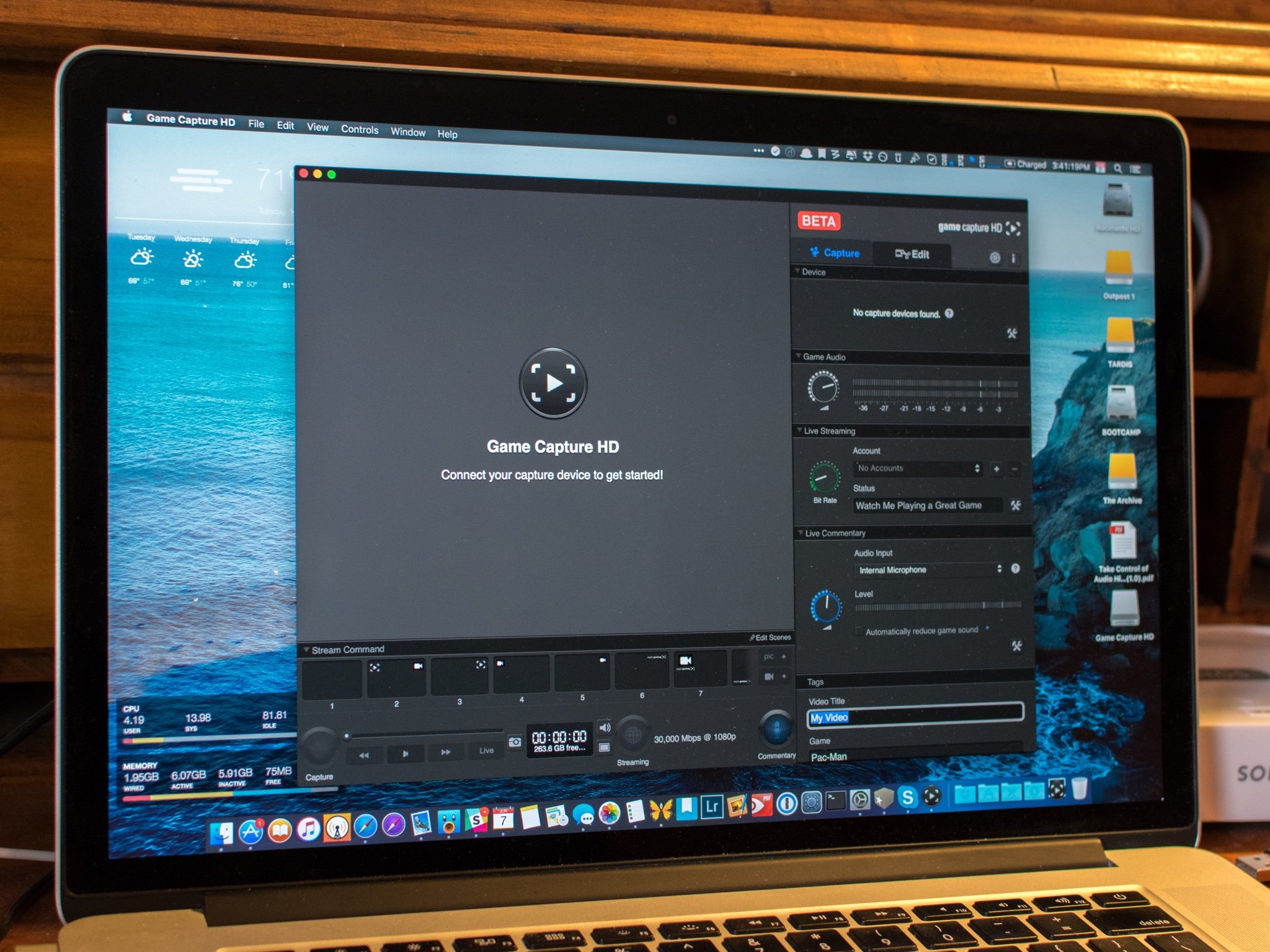Video capture mac