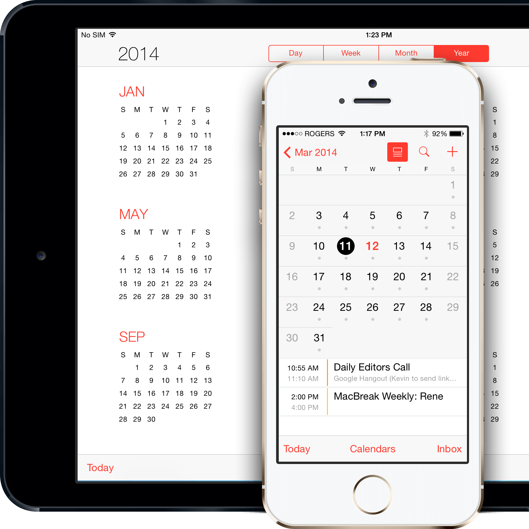 Calendar for iPhone, iPad, and Mac